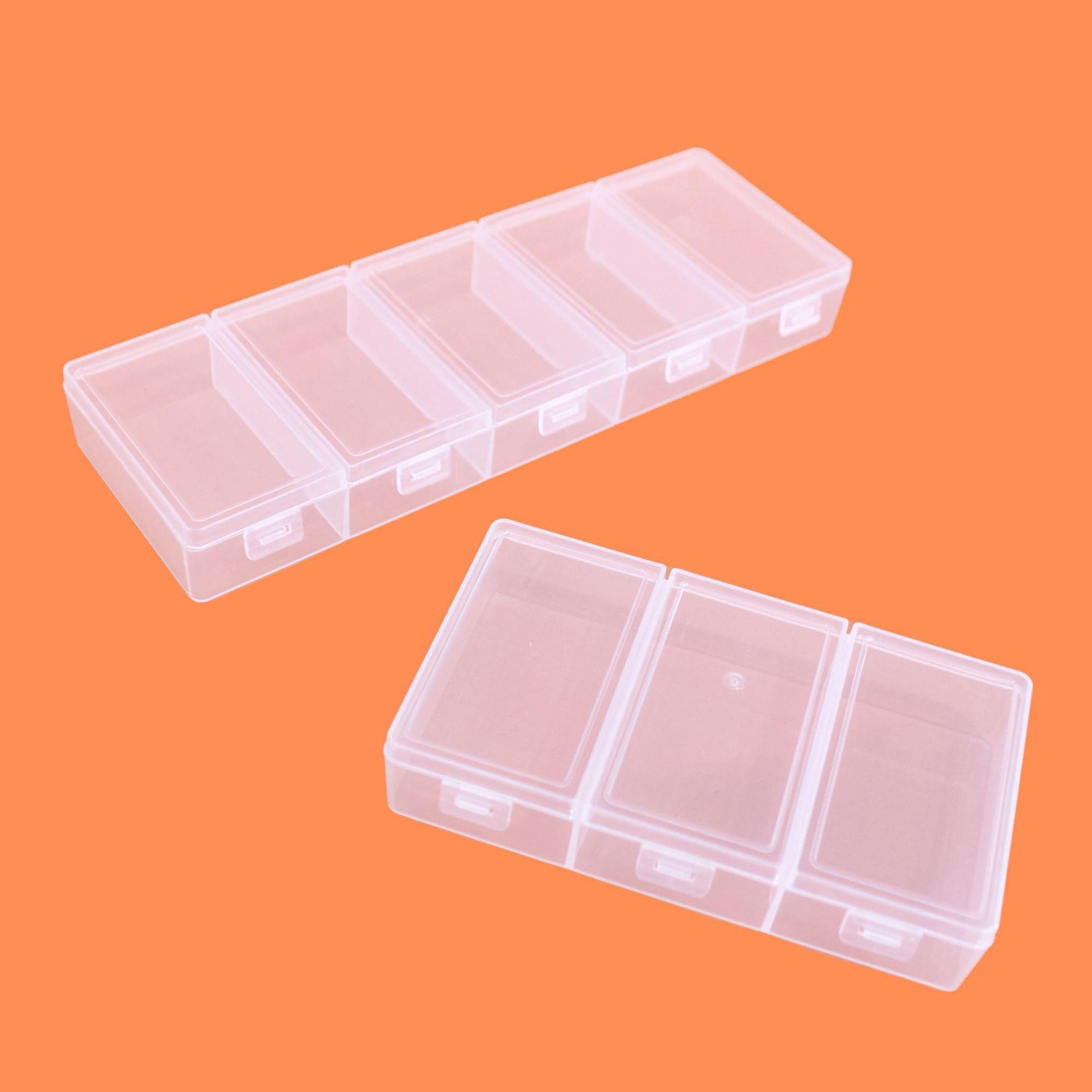 Fishing Equipment Box - Scatola di Stoccaggio in Plastica Trasparente