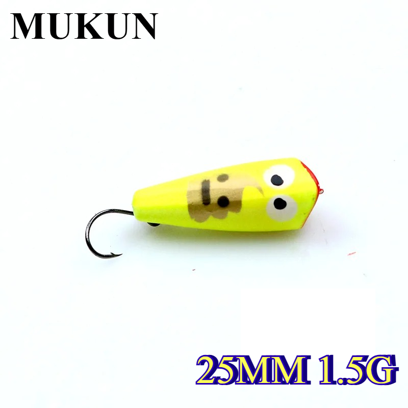 Fishing Equipment Bait - Mukun 1 pz 25mm 1.2g Nuovo