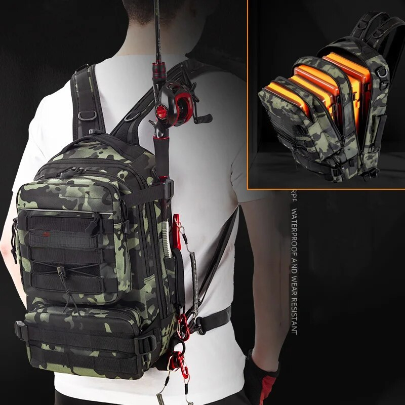 Fishing Equipment Bait - Zaino per Attrezzatura da Pesca, Borsa