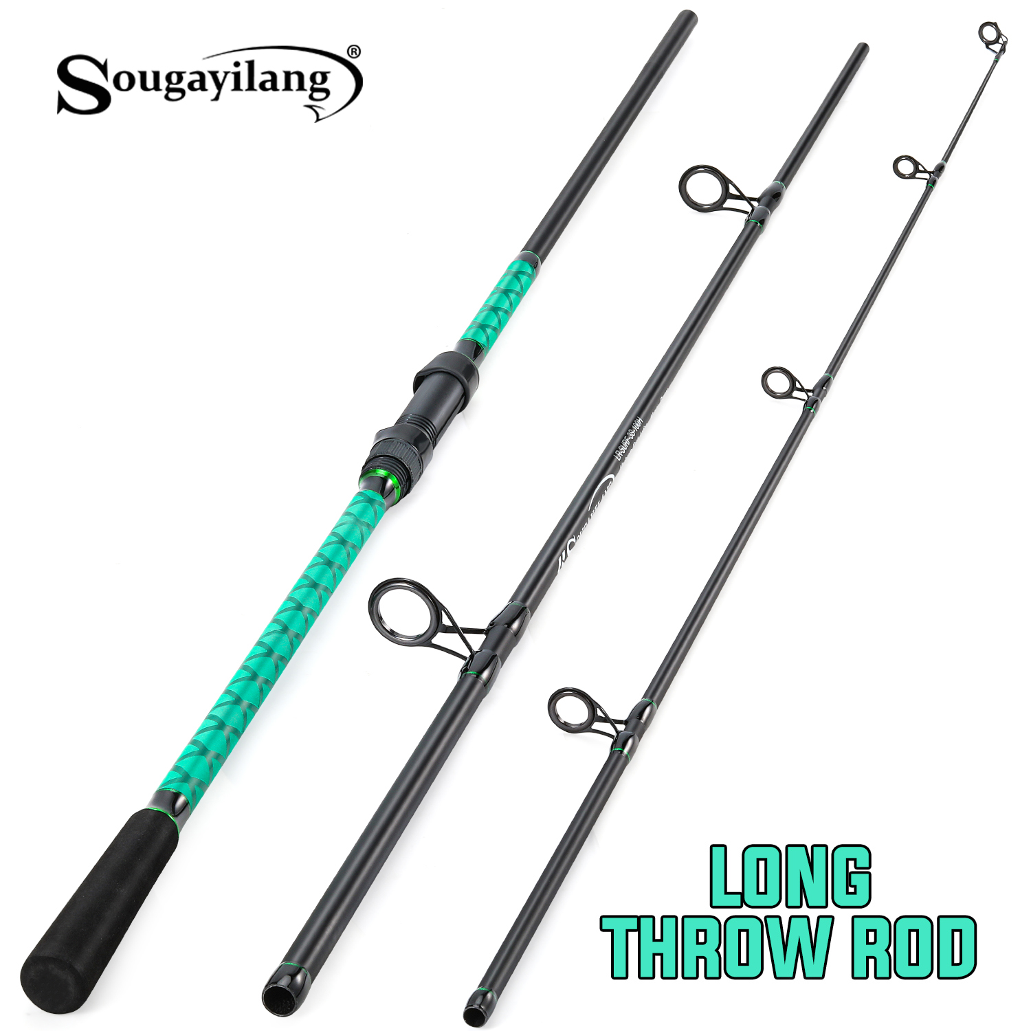 Surf Fishing Equipment - Canna da Pesca Sougayilang per Carpe,