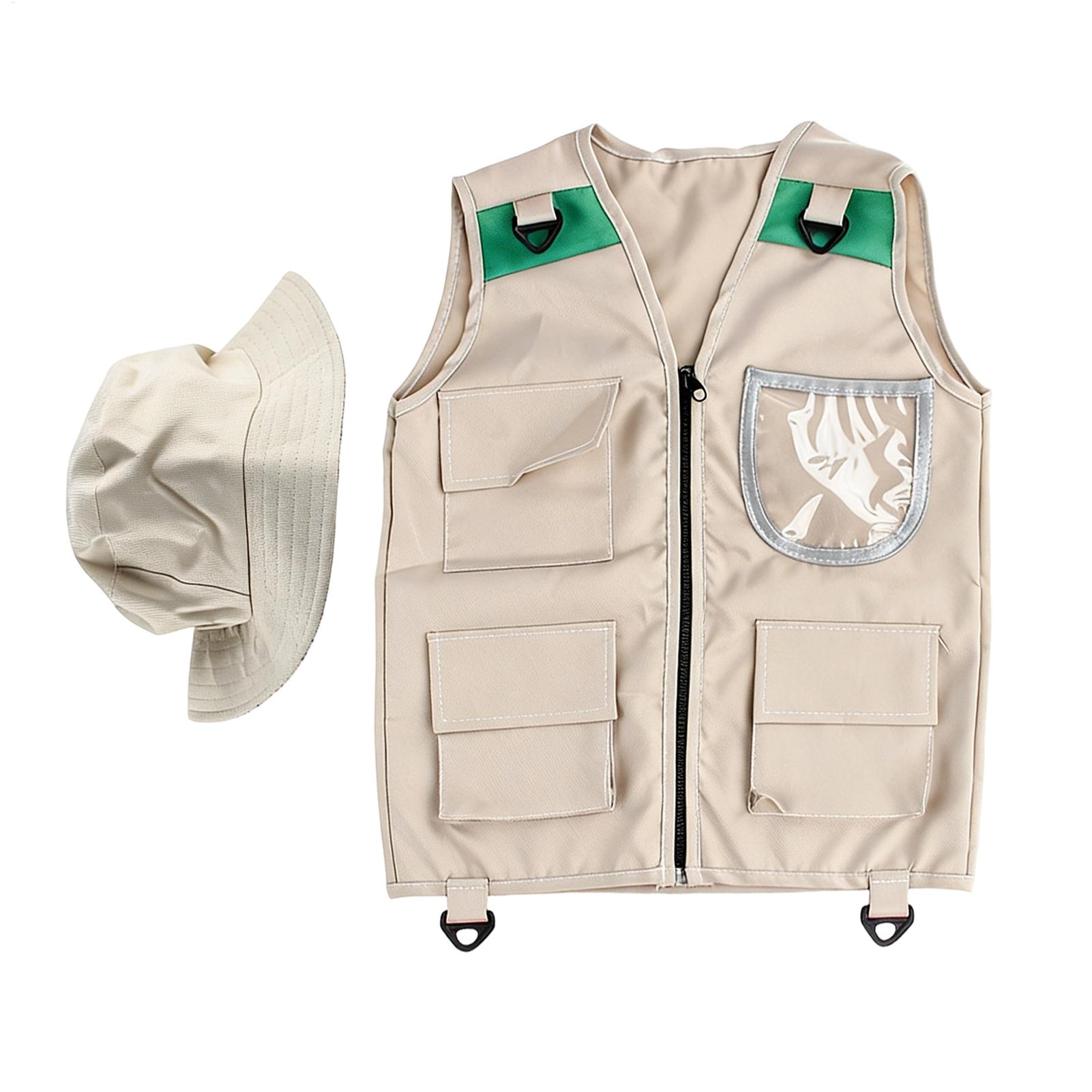 Fishing Equipment Logos - Gilet da Safari per Bambini con
