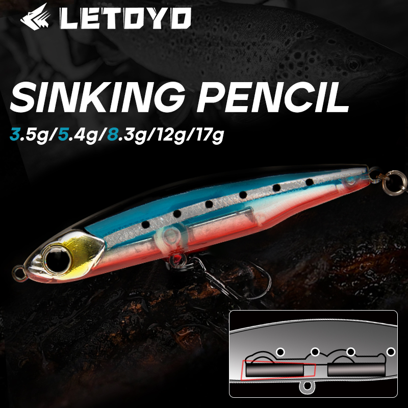 Fishing Equipment Deals - LETOYO Affondamento Matita 17g 12g-3.5g Esche
