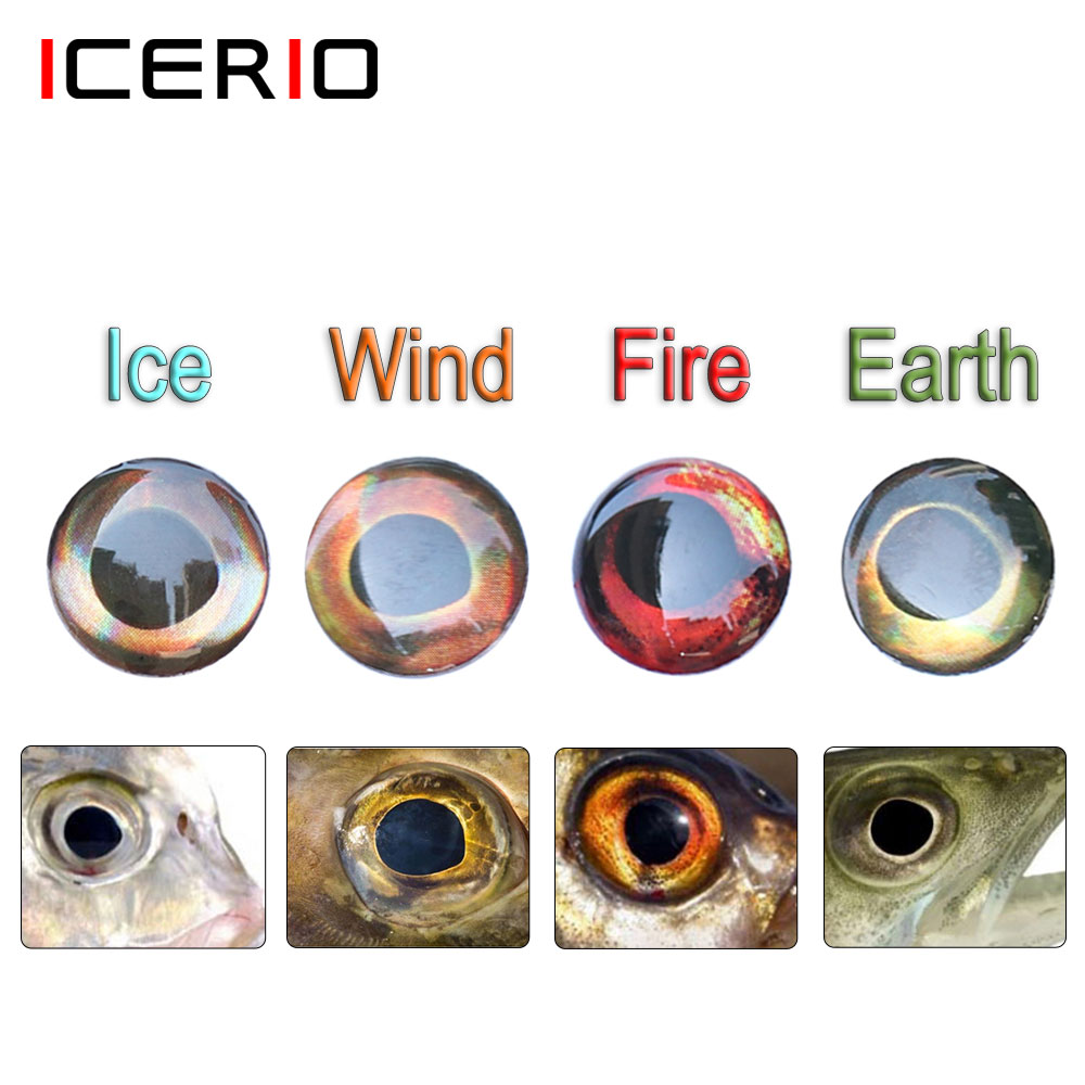 Fishing Equipment Deals - ICERIO 100PCS Olografico 3D 4D Occhi