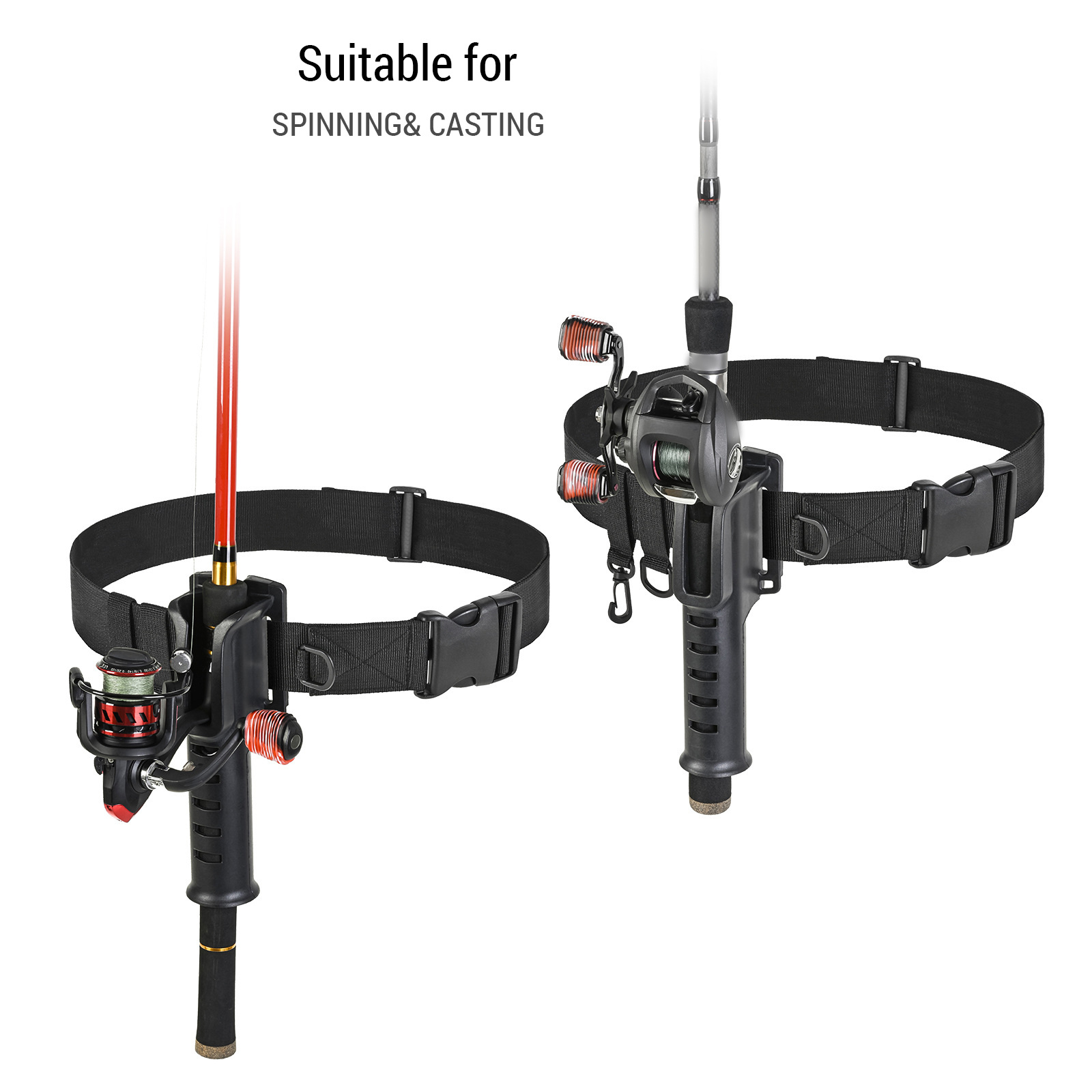 Surf Fishing Equipment - Cintura in vita regolabile con supporto