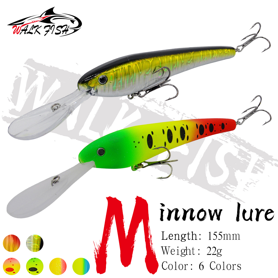 Fishing Equipment Bait - WALK FISH 1 pz Minnow Fishing