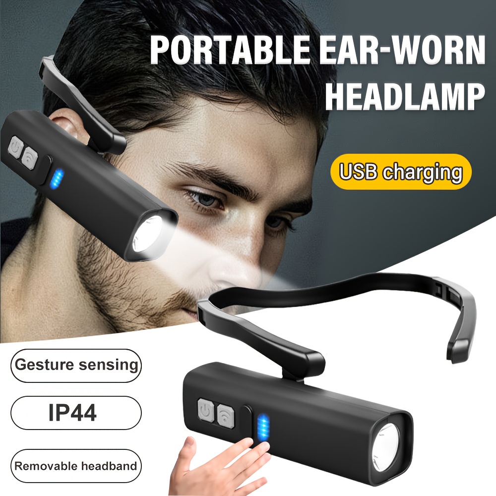 Fishing Headlamp - Lampada frontale con clip per orecchio