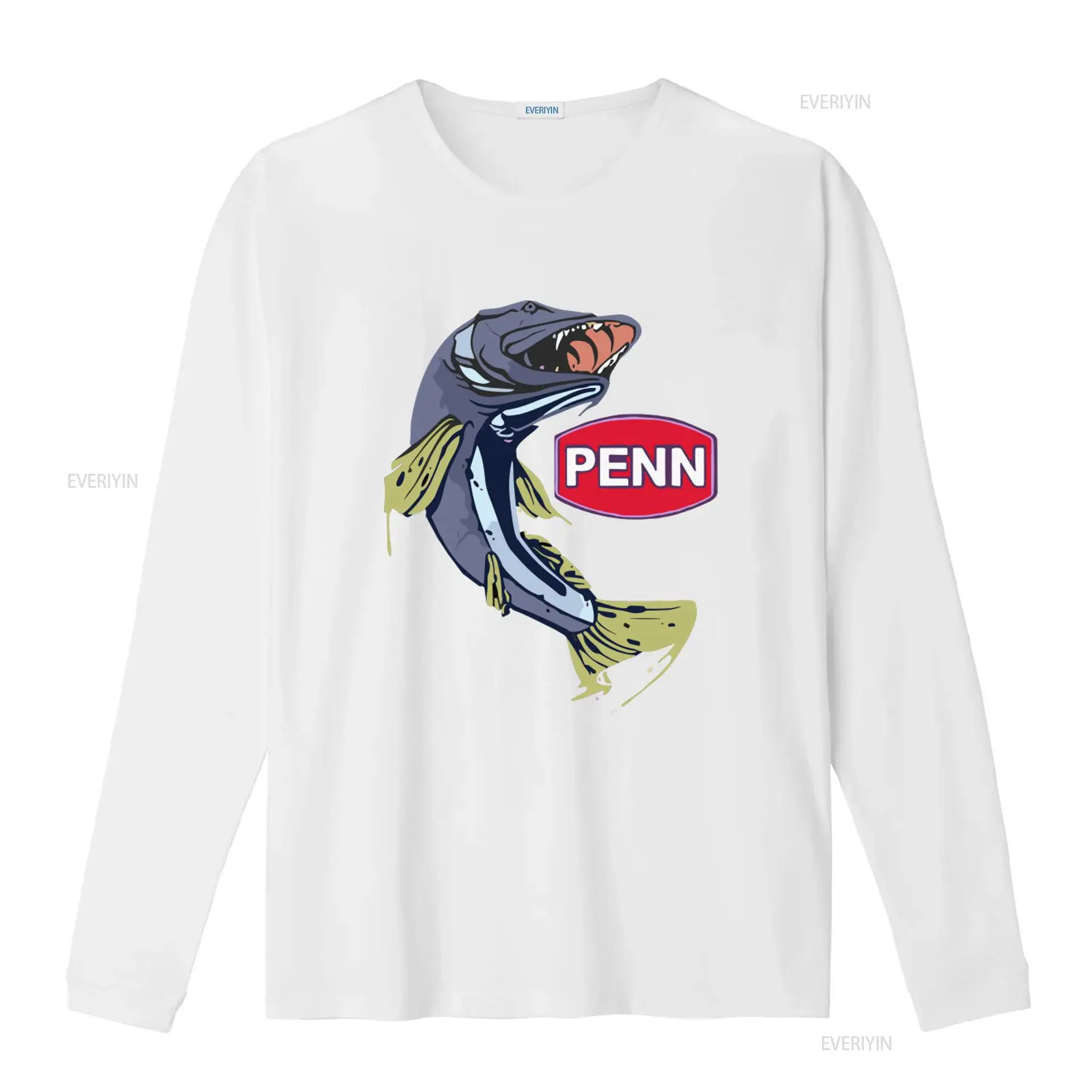 T-shirt nera da uomo con logo  - Fishing Equipment Logos recensione e prezzo