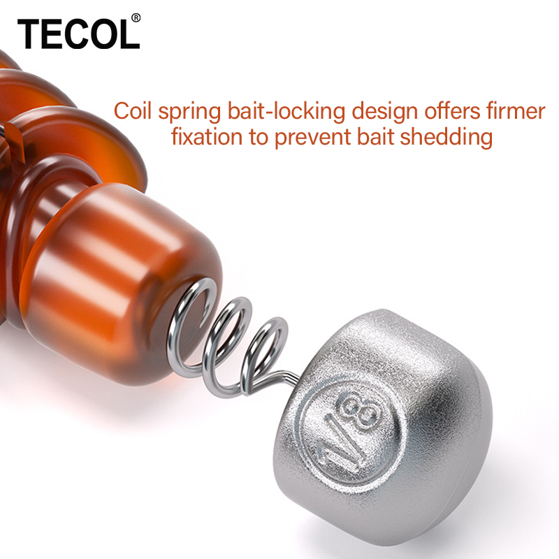 Piombo a molla a spirale TECOL - Bass Fishing Lure recensione e prezzo