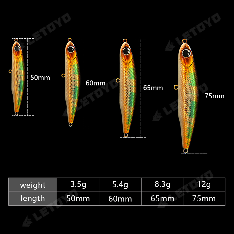 LETOYO Affondamento Matita 17g - Fishing Equipment Deals recensione e prezzo