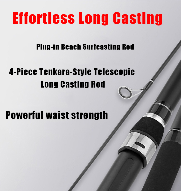 Canna da Pesca in 4 Pezzi 3.3M - Surf Fishing Equipment recensione e prezzo
