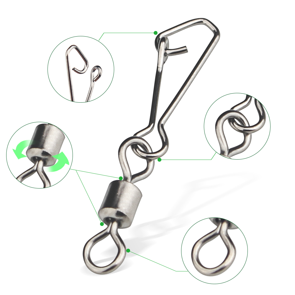 DNDYUJU 30 Pezzi Connettori pe - Fishing Equipment For Beginners recensione e prezzo