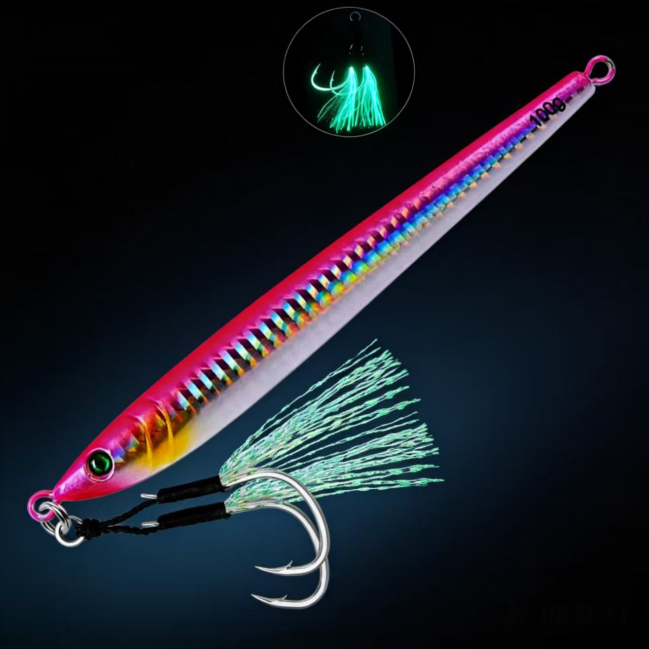 Metallo fuso Jig Richiamo di P - Fishing Equipment Bait recensione e prezzo
