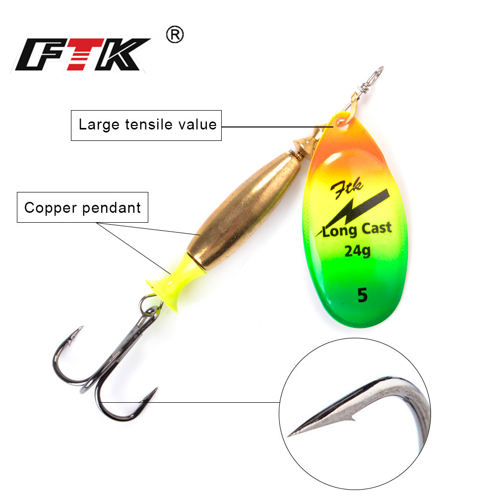 FTK 18g 24g Spinner Bait Cucch - Fishing Equipment Deals recensione e prezzo