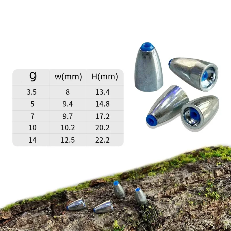 40 pz Lega Proiettile Piombo D - Bass Fishing Lure recensione e prezzo