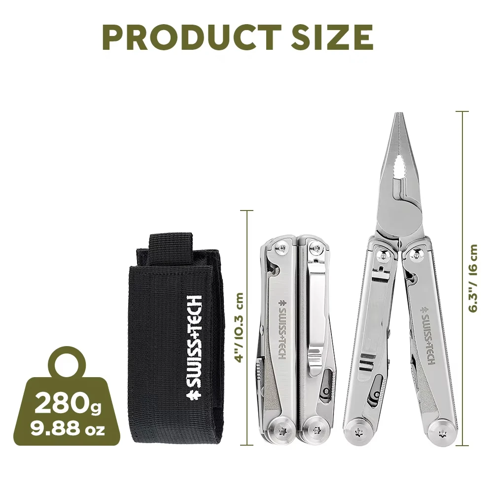 SWISS TECH Pinza multiutensile - Fishing Equipment Box recensione e prezzo