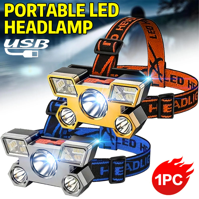 Torcia a 5 LED ricaricabile co - Fishing Headlamp recensione e prezzo