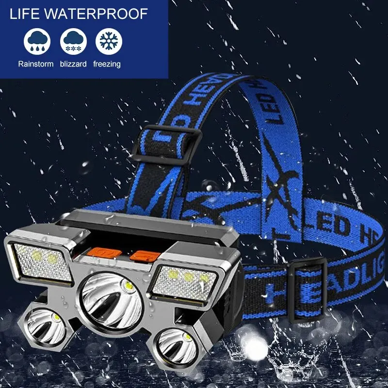 Torcia a 5 LED ricaricabile co - Fishing Headlamp recensione e prezzo