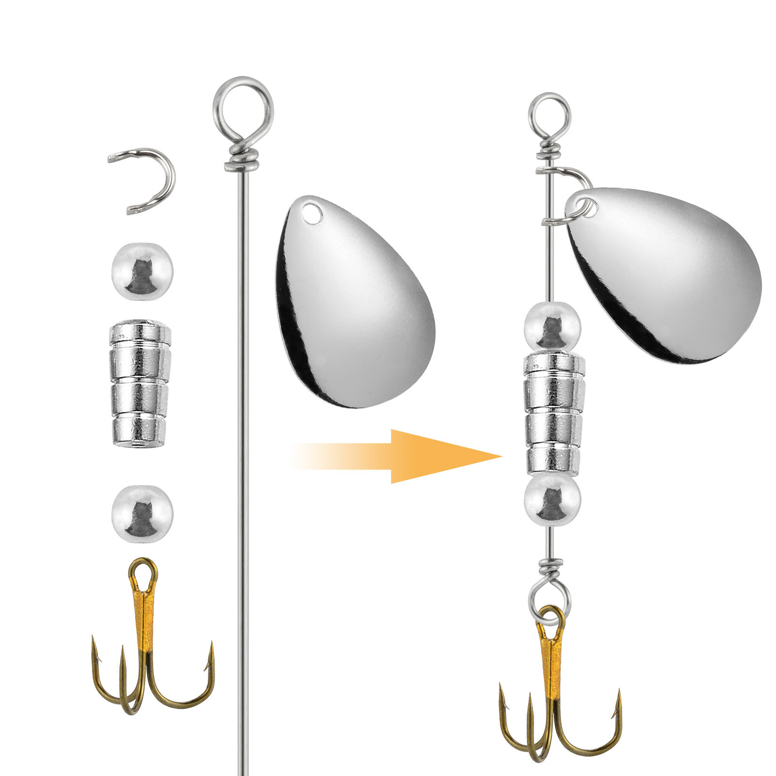 90 Pezzi di Filo per Spinnerba - Bass Fishing Lure recensione e prezzo