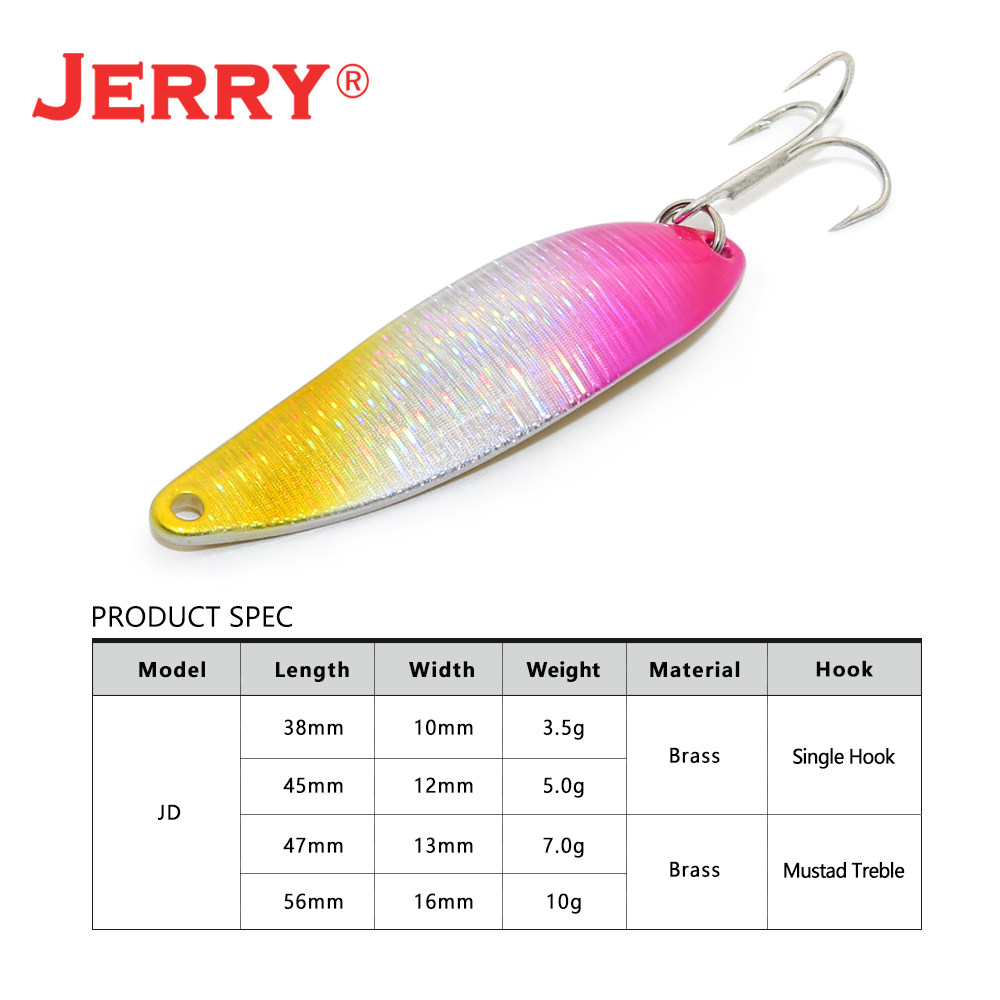 Jerry JD Artificial Spoon Lure - Fishing Equipment Deals recensione e prezzo