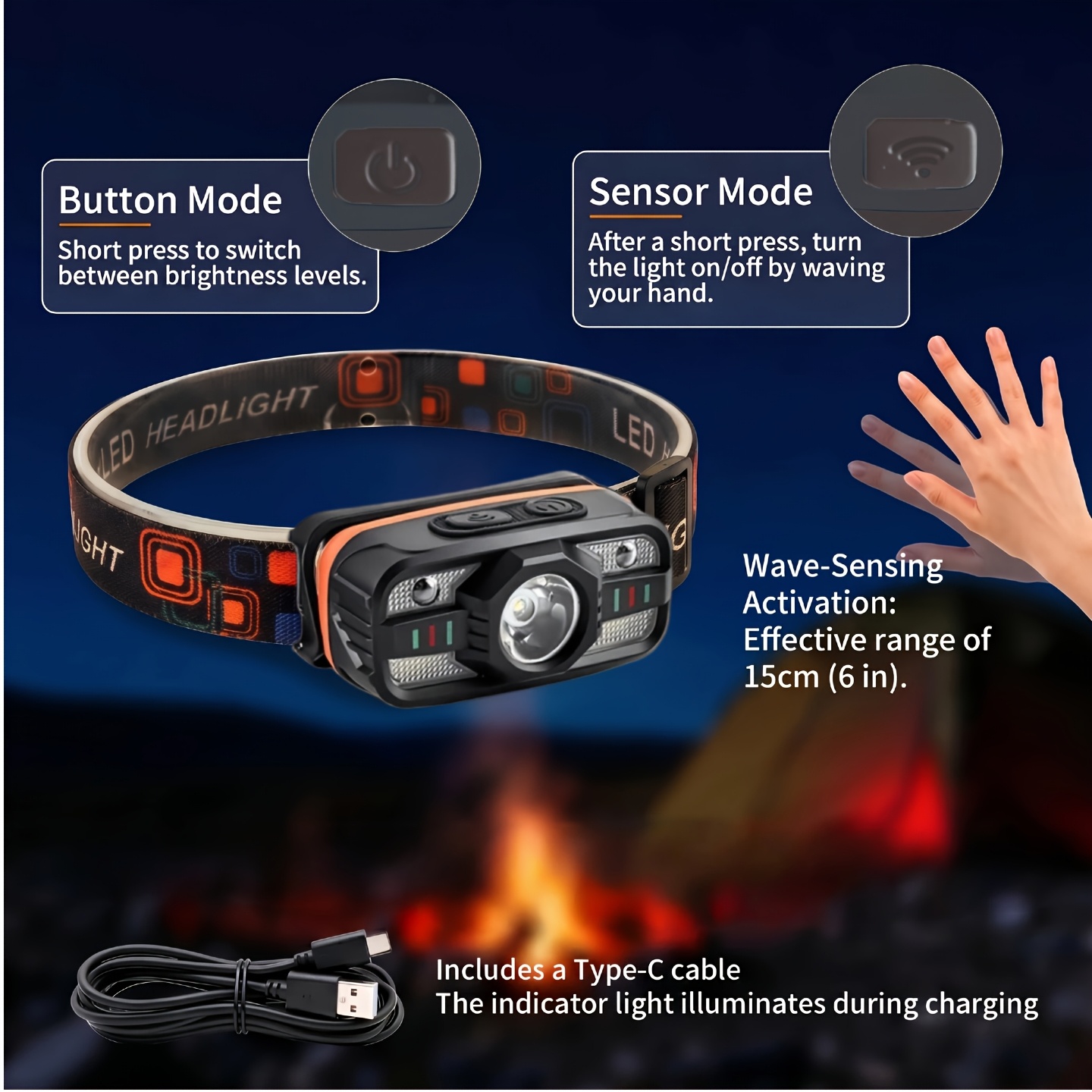 Lampada frontale a LED ricaric - Fishing Headlamp recensione e prezzo